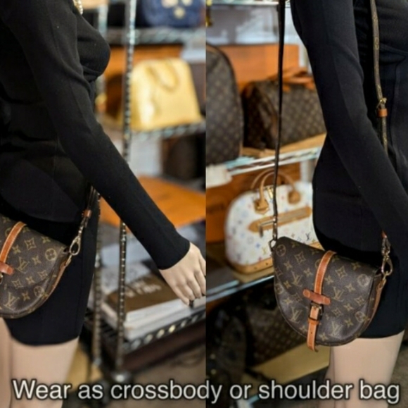 VINTAGE π€ LOUIS VUITTON Chantilly PM Monogram Canvas Small Crossbody Bag - Picture 8 of 16